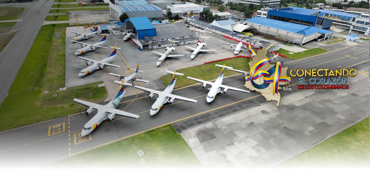 64 años volando por los colombianos, ¡Celebra con nosotros!