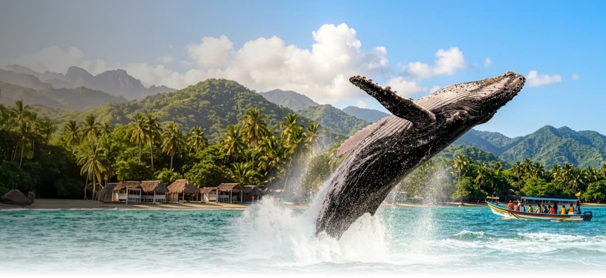 Las ballenas están llegando al Pacífico colombiano. ¡No te lo pierdas!
